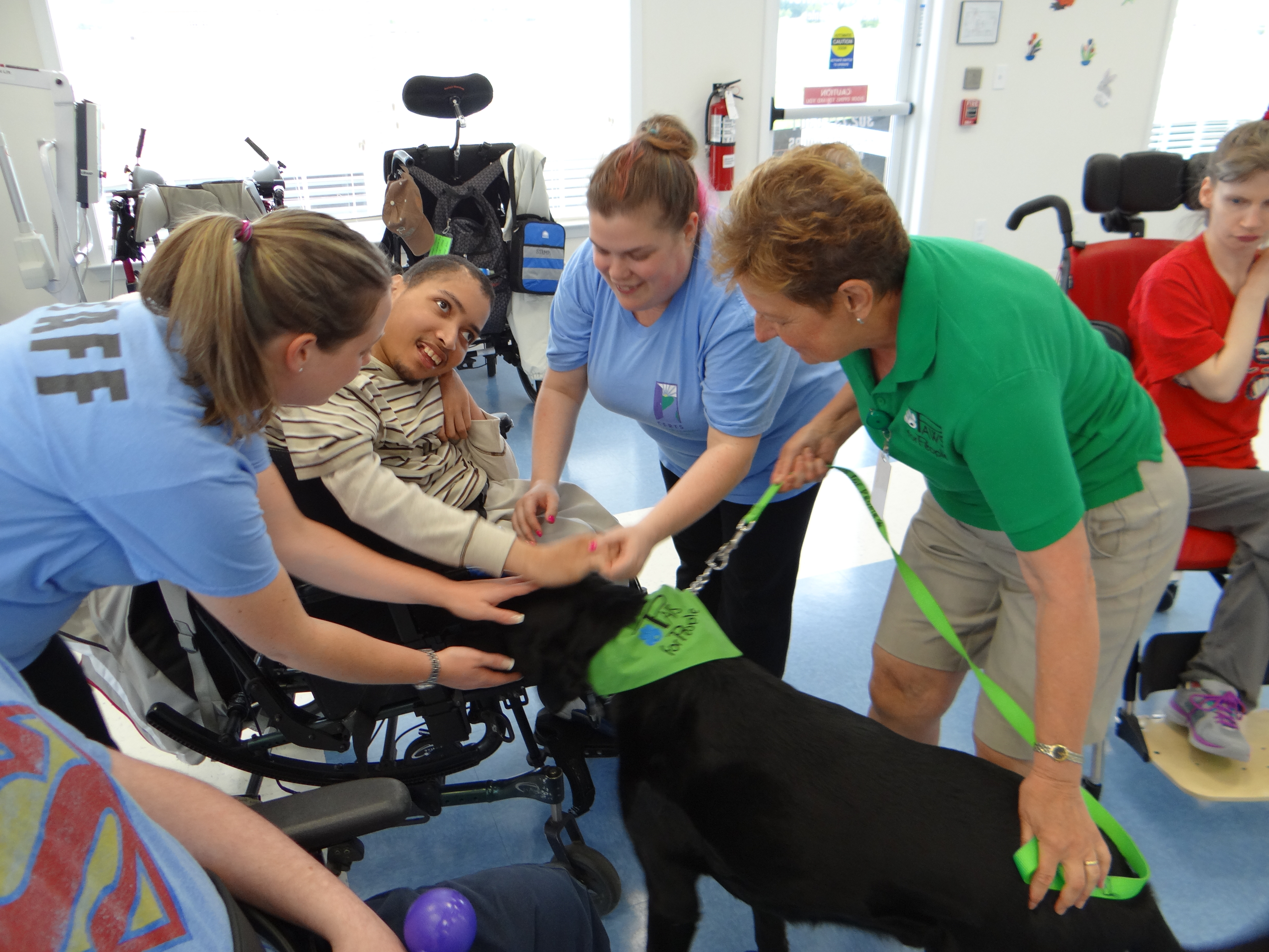 Paws for People volunteers visit participants in Kent County