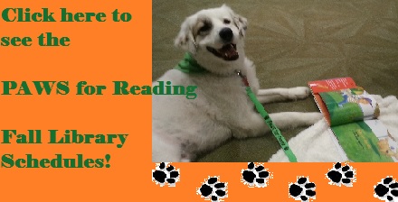 Fall PAWS for Reading Schedule